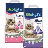 Biokat's Micro Classic - 14 L - Kattenbakvulling - Klontvormend - Zonder geur