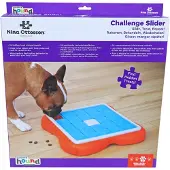 NINA OTTOSEN challenge slider oranje / blauw 38x38x5 cm