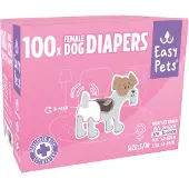 EASYPETS Hondenluiers Teef S/M 100 stuks