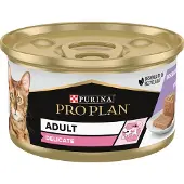 Purina Pro Plan Kattenvoer Nat Mousse Delicate Kalkoen 85 Gr
