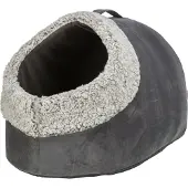 Trixie kattenmand iglo calida warmtereflecterend grijs-wit/zwart - 50x30x35 cm