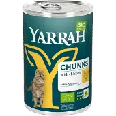 Yarrah - Natvoer Kat Blik Chunks met Kip Bio