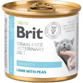 Brit Veterinary Diet Cat - Grain free - Obesity - Blik