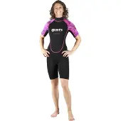 Mares Aquazone Manta 2.2 Mm Woman Short Sleeve Shorty Zwart M Vrouw