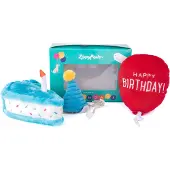 ZippyPaws Pup Birthday Box Blue