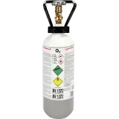 Rothenberger Zuurstoffles, licht staal, 2L, gevuld