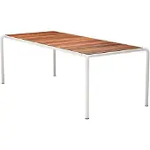 Houe Tuintafel Avanti Dining Table Thermo Ash Muted White 222 x 98 cm