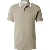 Selected Shirt 'SLHATLAS' lichtgrijs / wit