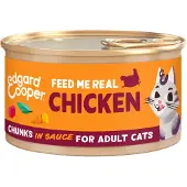Edgard & Cooper 18x Kattenvoer Chunks Kip 85 gr
