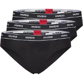 HUGO Slip 'TRIPLET BRIEF STRIPE' rood / zwart / wit