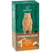 BeaverCraft Standing Bear Wood Carving kit DIY12, houtsnijset