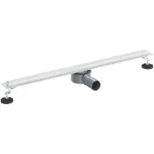 vidaXL 360° Doucheafvoer Met Slim Model zilver 80 cm