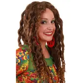 Scheepers Pruik Jimmy dreadlocks (bruin)