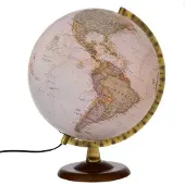 National Geographic Gold wereldbol (Oceaankleur: wit, Taal: Nederlands)