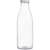 Orion - Glazen Melkfles - 1 l - Met Schroefdop - Translucent