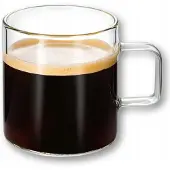 Wilmax Thermisch Glazen Koffiebeker 160 ml