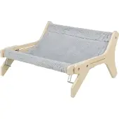 Trixie - Hangmat - Hout Onbehandeld - Grijs - 47X24X38 cm