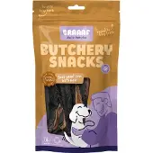 Braaaf Hondensnack Butchery Beef Head Skin With Hair 150 Gr