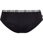 Beedees Slip Bee Lace Slip met kant, fijne strepen & glanzende look
