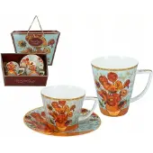 CARMANI Mokkakop & Mok Set - Van Gogh Zonnebloemen - Porselein