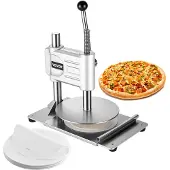 Vevor Handmatige pizzadeegpers 241,3 mm deegpersplaat