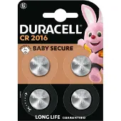 Duracell 2x Knoopcelbatterijen 2016 4 stuks