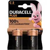 Duracell Alkaline Plus C-batterijen 2 stuks