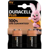 Duracell Batterij Plus 9Volt - 10 verpakkingen a 2 stuks (20 batterijen)
