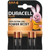 Duracell 2x Alkaline Batterijen Mainline Bst AAA 4 stuks