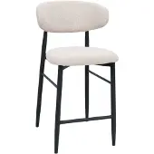 Giga Meubel Barstoel Alexia Beige/Zwart