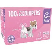 EASYPETS hondenluiers teef Xs/s 100 st