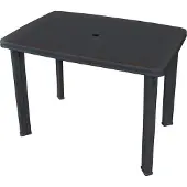 vidaXL Tuintafel 101x68x72 cm kunststof antraciet