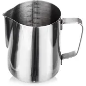 Orion Melkopschuimer - RVS - 580ml - Met Strooikop - Praktische Maatvoering