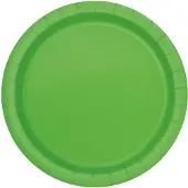 Unique Feestborden Lime 22,8 Cm 16 Stuks