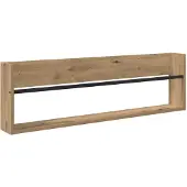 vidaXL Tijdschriftenrek Artisan Eiken 100 x 12 x 30 cm Bewerkt hout