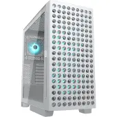 Cougar Airface ECO RGB, mid-tower behuizing, zonder voeding, met USB/audio-aansluitingen, ATX, 1x USB-C 3.2 Gen 2, 2x USB 3.0, wit