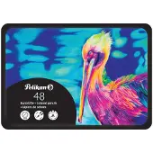 Pelikan premium kleurpotloden - 48 kleuren - Metalen etui