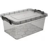 Orion Voedselcontainer met deksel, grijs, 14 liter