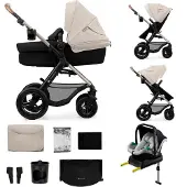 Kinderkraft Moonlight 4in1 MOOV2 kinderwagen Grey AIR WHEELS
