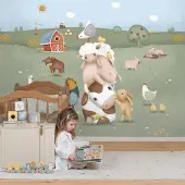 Little Dutch Fotobehang - Little Farm - 300x280 cm