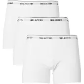 Selected 3-pack Boxershorts Heren Wit S
