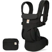 Ergobaby Voetenzak - Omni 360 - Katoen - Puur Black - - 0-4 jaar (56-104) - Draagzakken
