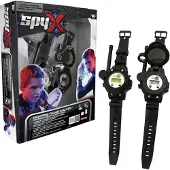 Ottosimon walkietalkiehorloges spion speelgoed zwart 60 meter bereik.