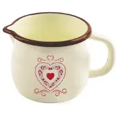 Orion Beige emaille mok TONCA 1,2 l