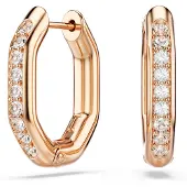 Swarovski Oorbellen goud / wit