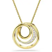 Swarovski Ketting goud / transparant