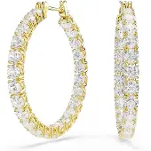 Swarovski Oorbellen 'MATRIX' goud / transparant