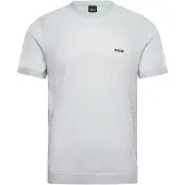 HUGO BOSS t-shirt Boss Green grijs katoen ronde hals