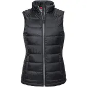 Russell athletic Russell Vrouwen/dames Nano Gewatteerde Bodywarmer (Zwart)
