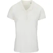 Sols Dames/Dames Planet Piqué Biologisch Poloshirt (Gebroken wit)